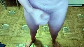 Relaxing living room massage session for cute teen schoolboy with close-up views