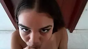 amateur home sex with brunette latina stepsister fucking her pussy