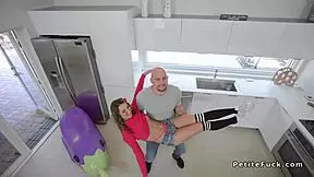 Petite Teen Fucks On Inflatable Toy!