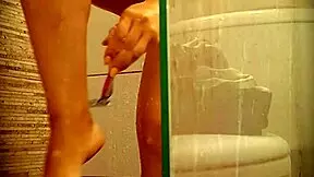 Milet shaves pussy on hidden cam!