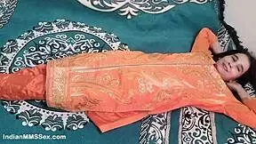 Sweet cute young 18+ indian bhabhi in bed having rough sex in punjabi suit 😘