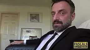 dominated petite blonde gets mouth fucked