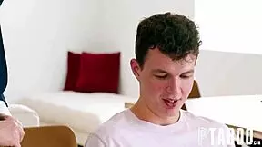 Stepmom's flight attendant roleplay gets wild with stepson in taboo practice