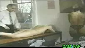 Blonde Teen 18+ Faces Classroom Punishment.