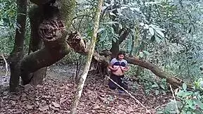 Guy Pays To See My Pussy In Ecological Park, So I Show Him In The Bush