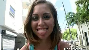 Bombshell Riley Reed Sucks Cock, Gets Rough Fucking in POV