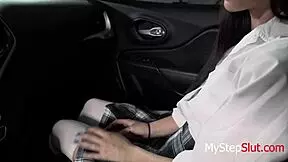 lift that skirt, teen, step dad commands after jasmine vega