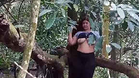 Guy Pays To See My Pussy In Ecological Park, So I Show Him In The Bush