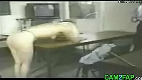 Blonde Teen 18+ Faces Classroom Punishment.