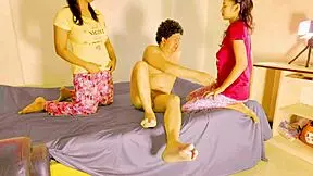 Uttaran20 Teen Brunette Shares Huge Cock In Wet Fucking Threesome