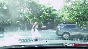 lift that skirt, teen, step dad commands after jasmine vega