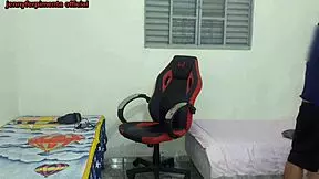 Stepsister Changes Clothes Near Stepbrother, Leading To Fucking On Gamer Chair