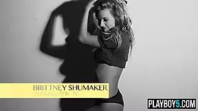 Blonde Teen Playboy Model Brittney Shumaker Shows Big Natural Tits