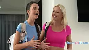 Cute Girls Fuck Step Family In Threesome! No Judgment!