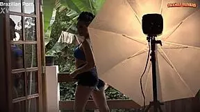 luara amaral poses seductively during a photoshoot session