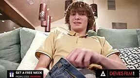 Devils film - naughty babysitter scarlett alexis gets her ass fucked during her shift