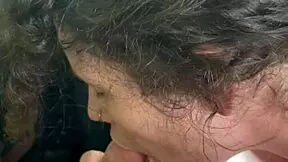 Streetwalker rides dick reverse, then standing fuck, cum on ass