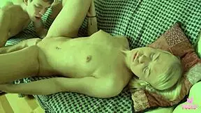 that cum oozing after brita fucks milo cowgirl style