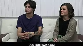 Getting comfy with stepbro and Aaliyah Love in doctor threesome 😏