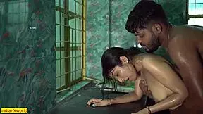 intensely fucking indian teen's tight pussy with big cock