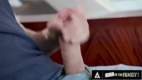 out of the family hot milf lauren phillips caught stepson jerking and gives him a hand