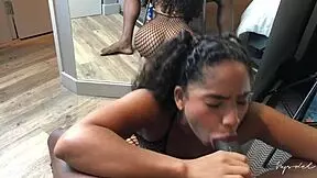 sloppy blowjob for my boyfriend's big cock - amateur couple