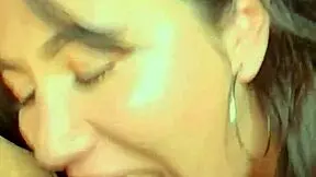 My sweet maiden with ruffled hair gropes passionately