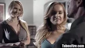 stepdaughter finds out stepmom and stepdad want to involve her