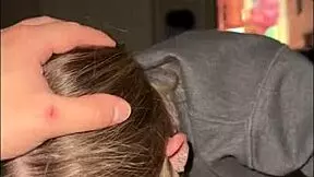 petite college blonde engages in activity after first date - baby bree