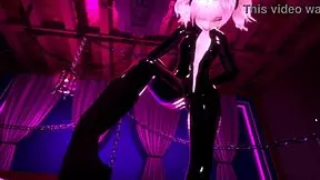 gothic girl pegs you in bdsm vr