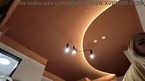 busty blonde latina enjoys dirty doggy and cowgirl fucking