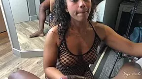 sloppy blowjob for my boyfriend's big cock - amateur couple