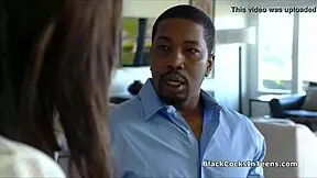 milf and teen share big black cock