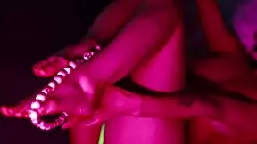 horny babe poses and caresses herself on camera