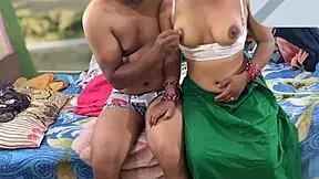 Young latina bride enjoys intimate moments