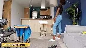 Skinny Ebony Latina Is Shocked By Gaping Anal Action With Throbbing Dick