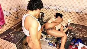 sex turns into erotic threesome ffm