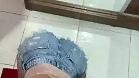 Boquete Pov De Debora Mendes Em Wellington Ribeiro Reflexo Da Bunda No Espelho E Facial Intenso No Final - Completo No Sheer Com E Red