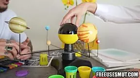 That passive girl got used like a toy while studying, sucking and fucking hard