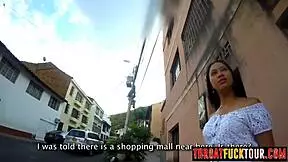 Marcela Sucked Big White Dick, Latina With Perfect Ass Enjoyed Deepthroat Fucking