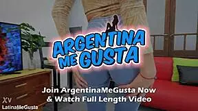 This skinny babe has an incredible ass and huge cameltoe