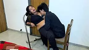 Aunty with big tits has sex with young 18+ guy in homemade setting