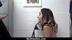 I am Callie Jacobs, and I'm revealing the lingerie that I was trying to steal from the shop