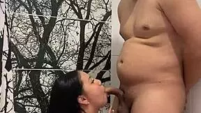 Rica Follada En La Ducha Termina Con Leche En Su Boca