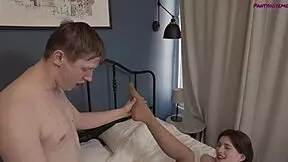 Petite teen in tan pantyhose gets fucked hard