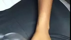 a beautiful black teen helps with pumping and sucking