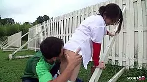 Asian Cricket Girl Seduced to Outdoor Fuck by Coach