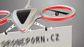 Czech teen terry poses in front of mirror