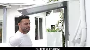 Hot Blonde Milf With Big Tits And Ass Cheats On Husband By Fucking Sexy Stepson In Naked Passion