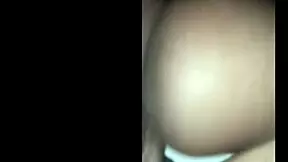 Big booty dark skin chick bounced on my dick til i came inside her after date night 😏